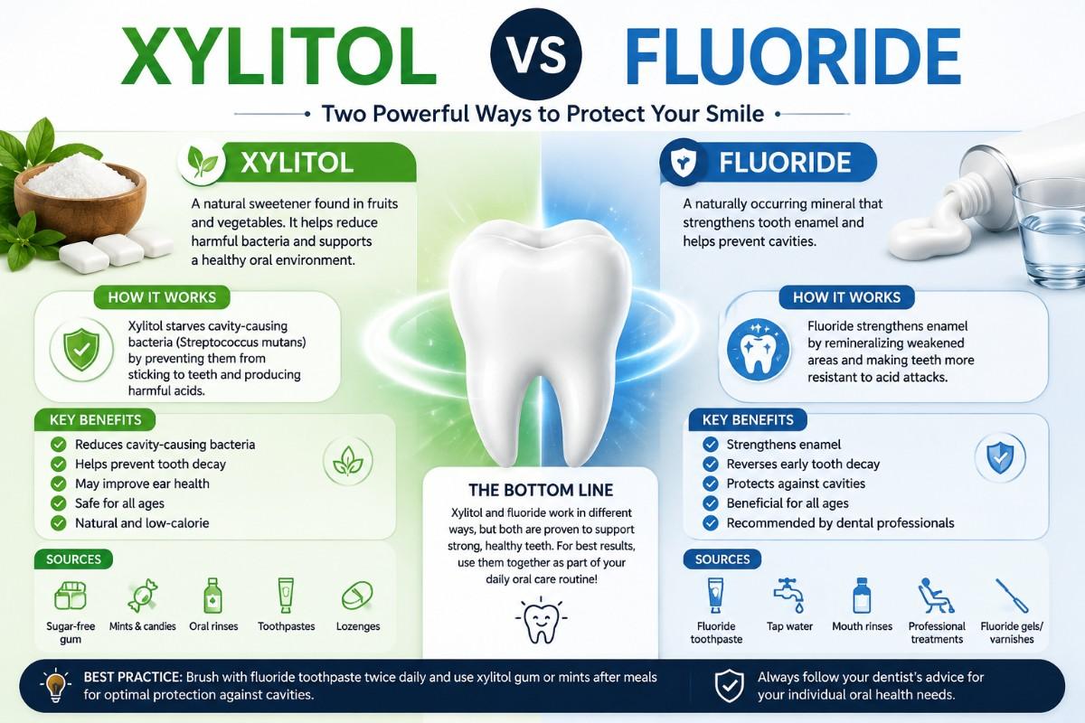 xylitol vs fluoride